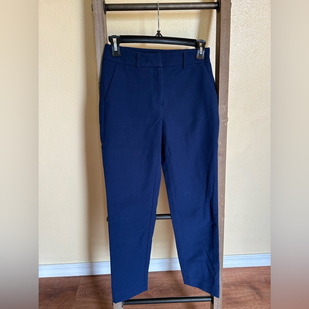 WHBM blue slim ankle pants - Size 00P